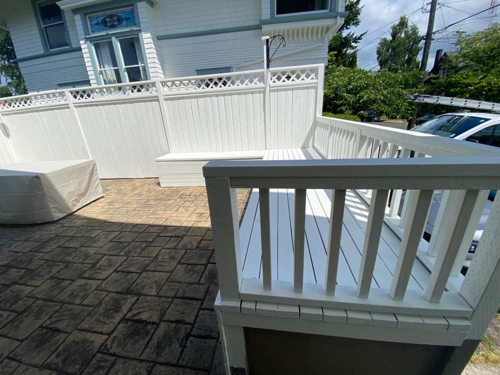 Paiting deck and fence services in Gig Harbor