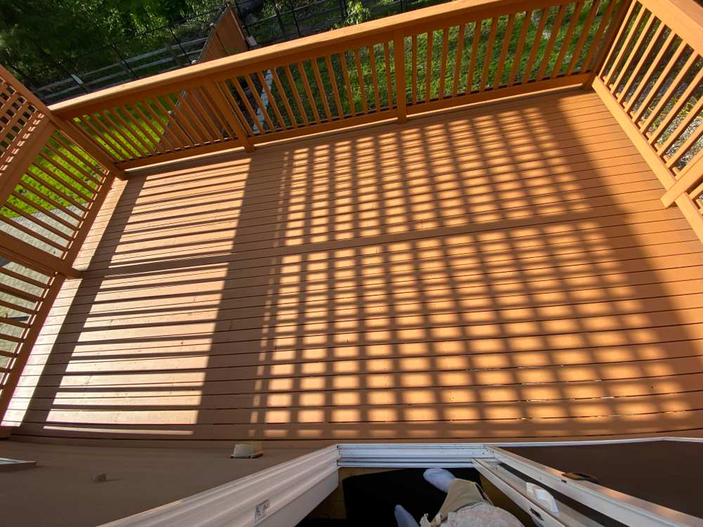 Paiting deck and fence services in Yarrow Point