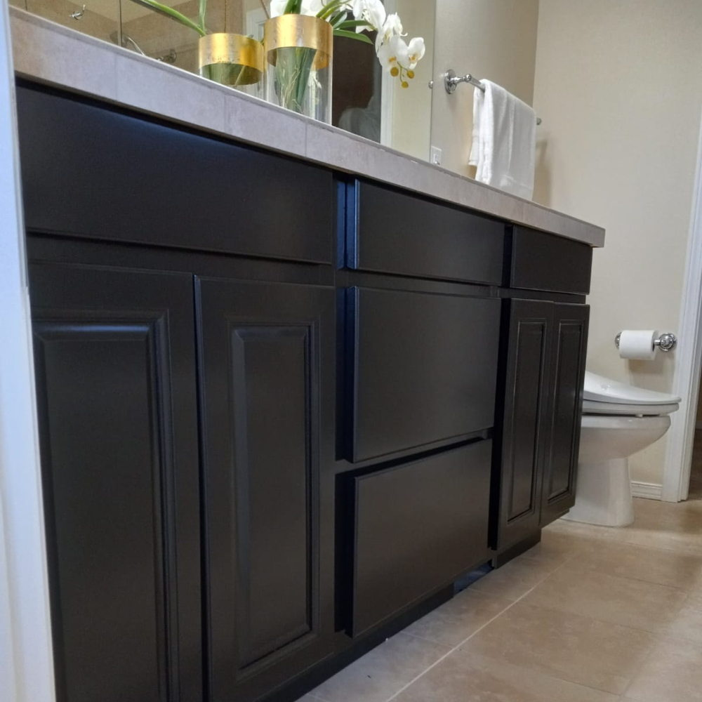 Cabinet painting our work Vanhousing