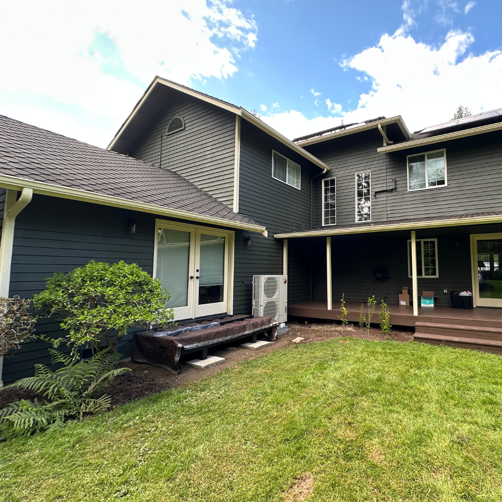 Exterior painting our work Vanhousing