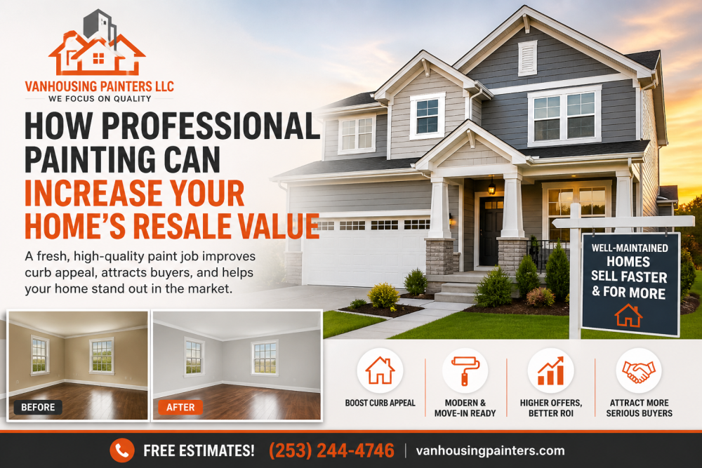 Increase Home Value with Professional Painting | Covington WA